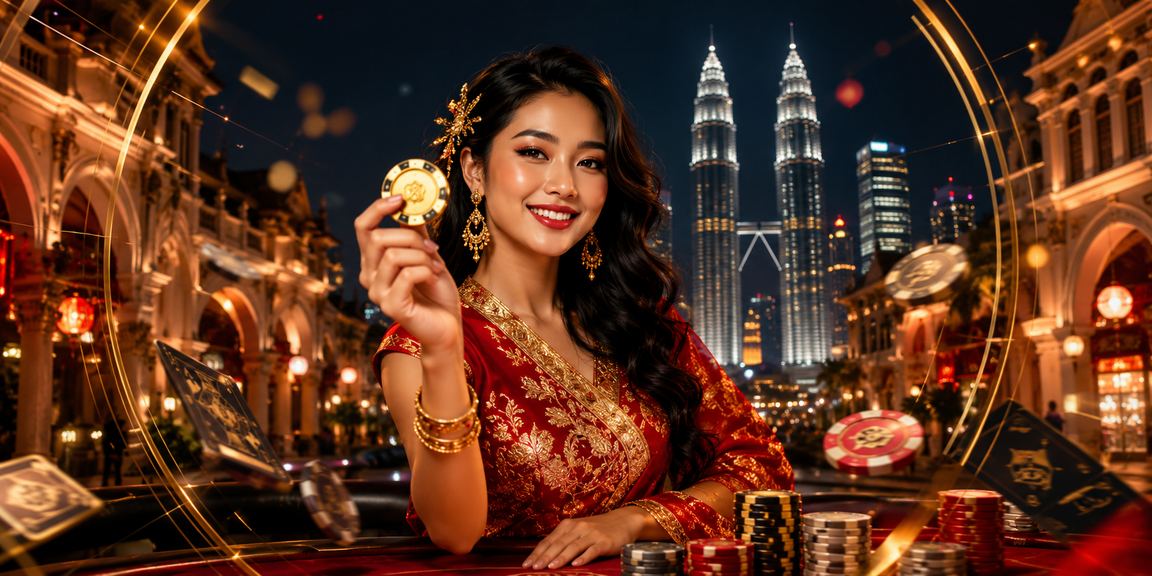 Permainan kad di Kuala Lumpur dalam suasana gaya Melayu yang elegan