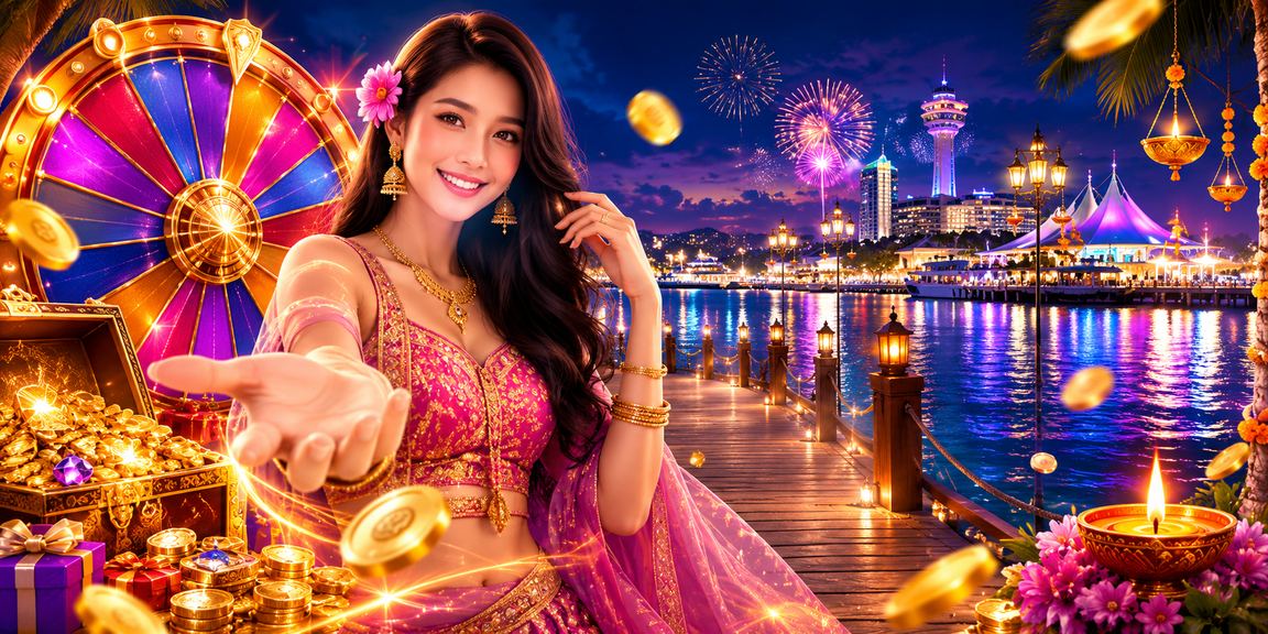 Roulette Malaysia dalam rekaan gaya Melayu yang kaya warna