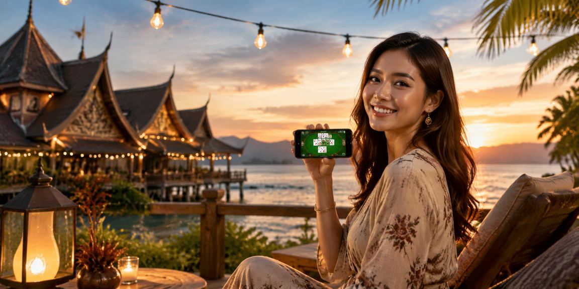 Permainan rummy di Sarawak menggunakan peranti mudah alih tempatan